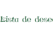 Lista deseos 2016