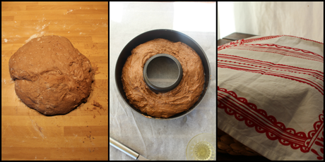 Roscón de Reyes de chocolate y moka - sin masa madre Roscón de Reyes de chocolate y moka - sin masa madre