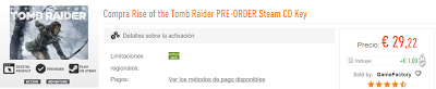 Kinguin lanza la pre-compra de Rise of the Tomb Raider para Steam