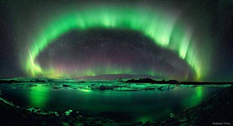 Noche estrellada en Islandia