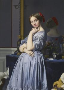 Comtesse d'Hausonville, de Ingres. Via Wikimedia commons
