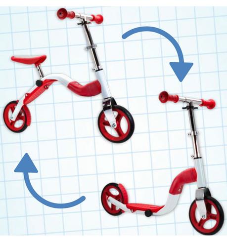 SCOOBIK (Scooter & Bike) es un nuevo concepto que revolucionará el mercado español, es un Scooter y a la vez una Bicicleta. Con un solo producto lo más pequeños podrán disfrutar y aprender a montar en bicicleta a la vez que aprenden a montar en patinete. 