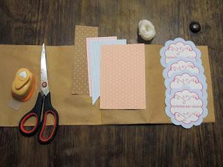 Bolsitas de souvenirs para cumpleaños. - Inspiración Shabby Chic -