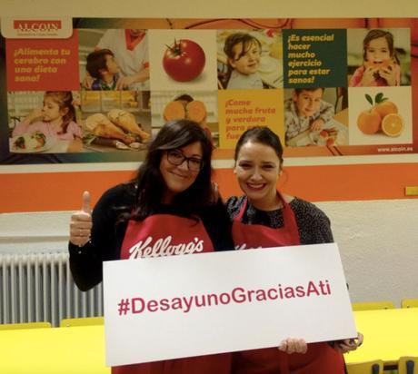 Desayuno gracias a ti de Kellogg’s Con mi amiga Sonia