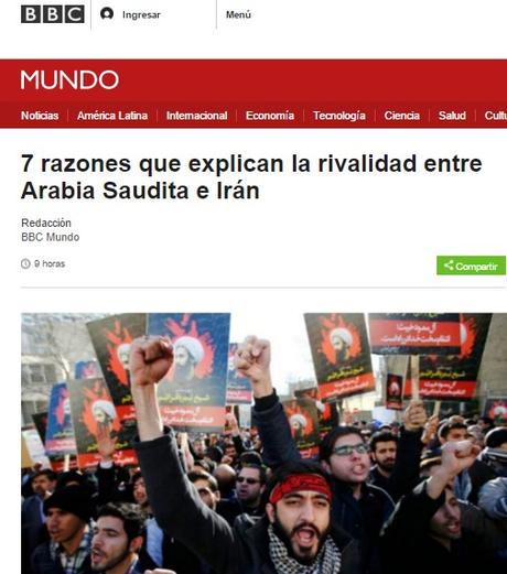 LAS RAZONES QUE EXPLICAN LA RIVALIDAD ENTRE ARABIA SAUDITA E IRÁN