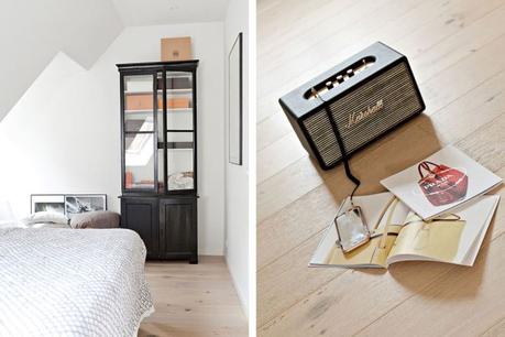 decoración comedores blancos decoblog estilo nórdico iluminación natural ventanas abuhardilladas Suelos de roble macizo pisos nórdicos distribución diáfana blog decoración mármol decoración de interiores 