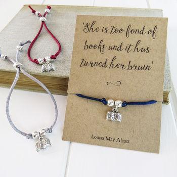 Book Lover Friendship Bracelet