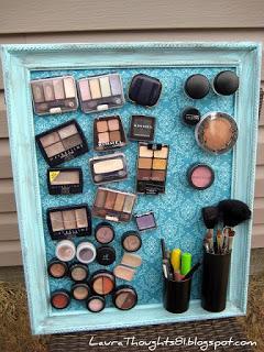 DIY-Como organizar tus maquillajes si tienes poco espacio. - Paperblog