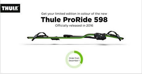Thule lanza su último portabicicletas para techo ProRide 598 disponible para el catálogo 2016