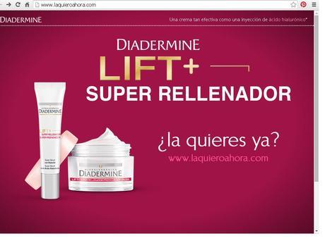 Diadermine Lift+ Super Rellenador con Hialurón Crema y Serum.