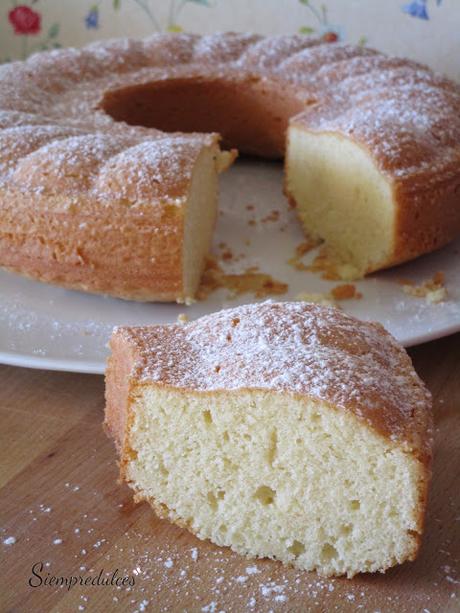 Bizcocho 4 cuartos o Pound cake