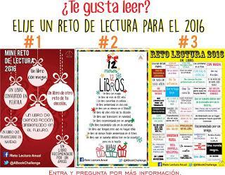 Retos e Iniciativas 2016 http://lecturayotrasadicciones.blogspot.com.es/2015/12/retos-literarios-2016.html