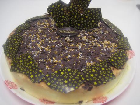 TARTA MOUSSE DE TRES TURRONES