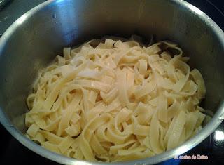 Cintas con salmón noruego fresco