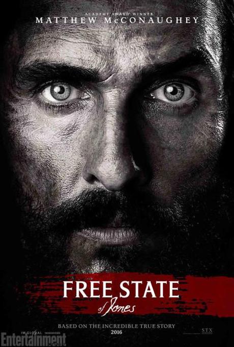 1er afiche de The Free State of Jones con Matthew McConaughey