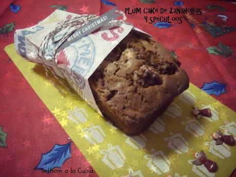 PLUM CAKE DE ZANAHORIAS Y SPECULOOS