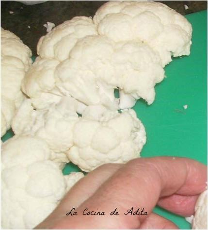 Tortilla de coliflor