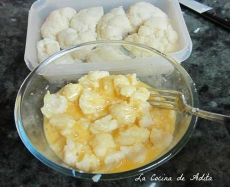 Tortilla de coliflor