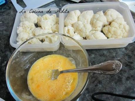 Tortilla de coliflor