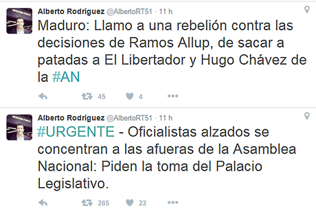 Maduro y Cabello llaman a la guerra