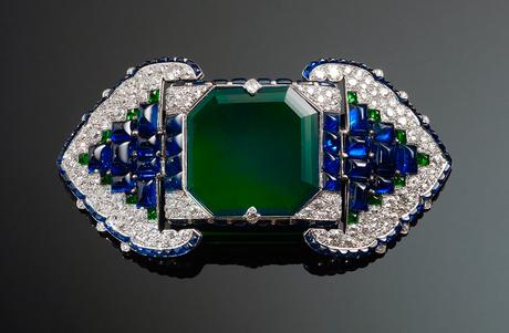2015 Diciembre - Joyería India - broche de Cartier inspirado en la joyeria india