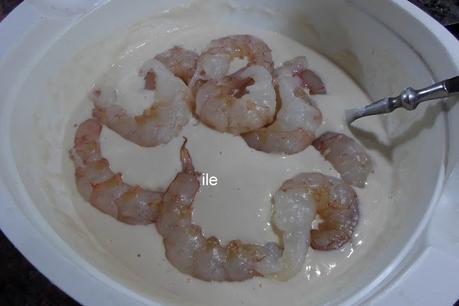 Langostinos o gambas fritos - GF