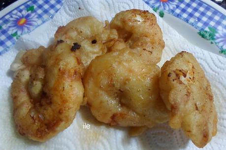 Langostinos o gambas fritos - GF