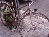 bici abandonada crecen hierbas, barcelona abans avui sempre...8-01-2016...!!!