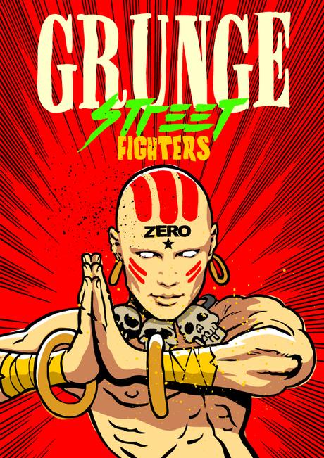 Street Fighter Grunge: Las estrellas del Grunge mimetizados con los personajes de Street Fighter