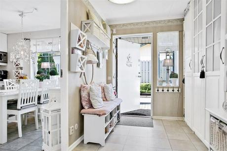 Un Apartamento decorado al estilo Shabby chic