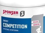 Sponser Competition Sportdrink, bebida energética basa utilidad cantidad carbohidratos disponibles