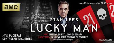 AMC ESTRENA EN EXCLUSIVA EN ESPAÑA LUCKY MAN, LA NUEVA SERIE DE STAN LEE