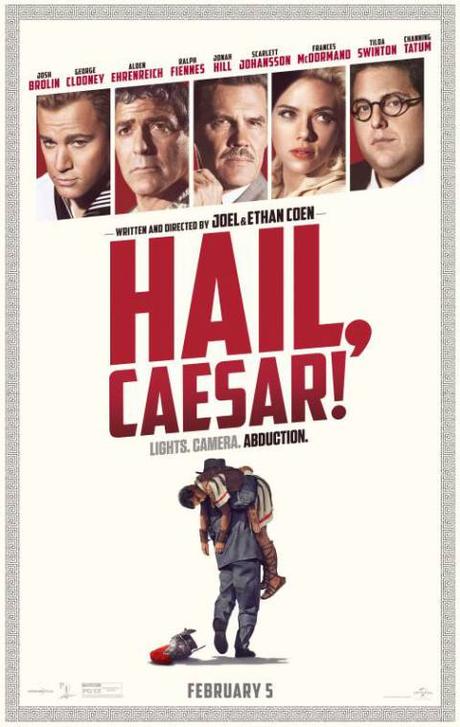 Afiche de Hail, Caesar!, comedia de los hermanos Joel y Ethan Coen