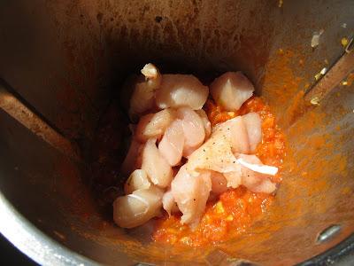 Raviolis de calabacín y pollo