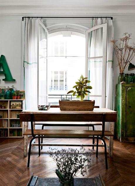 Vintage, acogedor y muy luminoso... Apartamento en París