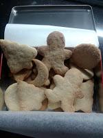 Galletas de mantequilla, jengibre y canela