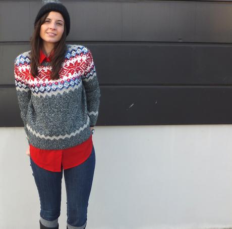 blog sobre moda hunter boots y jersey navideño