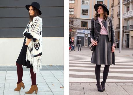blogger de moda combinando sombrero fedora