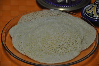 Crepes mil agujero (baghrir)