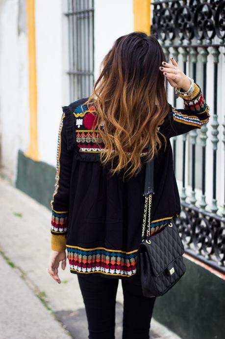 chaqueta estilo mexicano