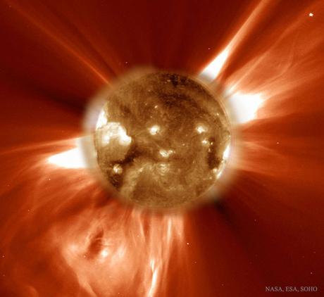 Tormenta solar: una eyección de masa coronal