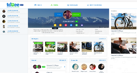 interfaz Tdoee, regala lo que quieras, pide lo que necesitas