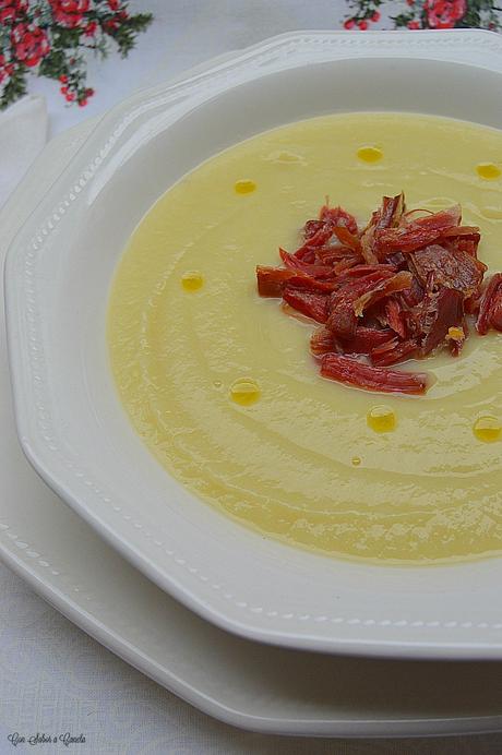 Crema de colifror, calabacín y puerro