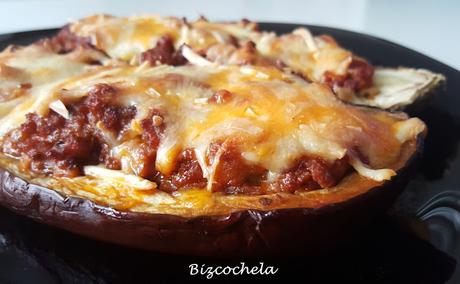 BERENJENAS RELLENAS DE CARNE