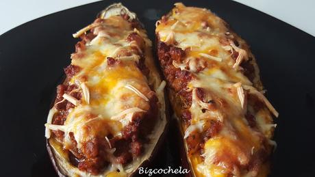 BERENJENAS RELLENAS DE CARNE