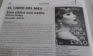 UNA CHICA CON ESTILO libro del mes en la revista La Pasarela