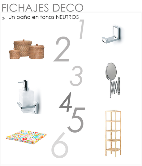 Blanco y madera para un baño... ¡perfecto! + fichajes deco Blanco y madera para un baño... ¡perfecto! + fichajes deco