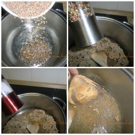 Lentejas al curry con manzana