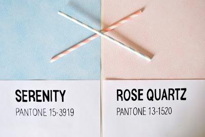 Colores Pantone 2016:Rose Quartz y Serenity