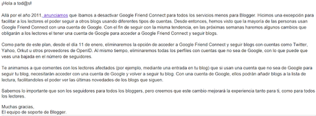 Google y la gracieta de quitarnos seguidores